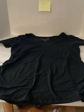 Kathy maternity black v-neck top